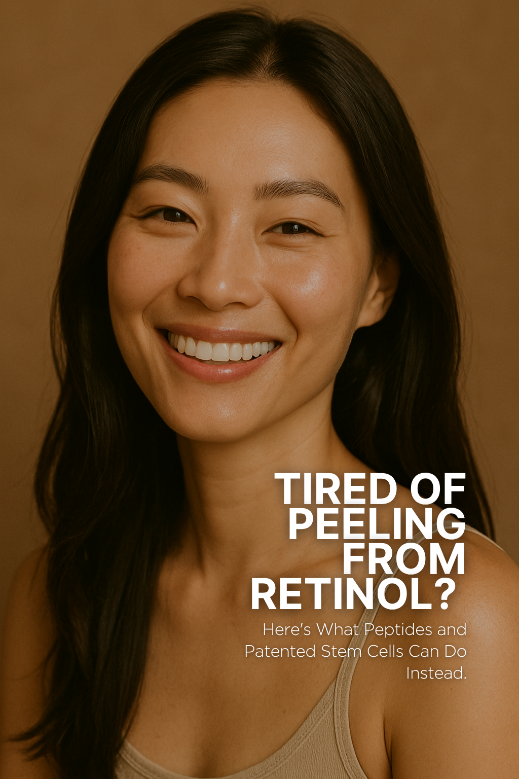 Tired of Peeling from Retinol? Here's What Peptides and Patented Stem Cells Can Do Instead.